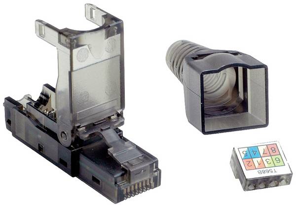 VALUE feldkonfektionierbarer RJ-45 Stecker Cat.6A (Class EA), UTP