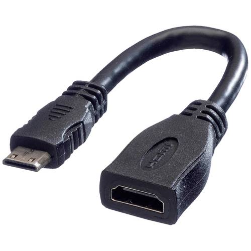Thumbnail - VALUE HDMI High Speed Kabel mit Ethernet, HDMI BU - Mini HDMI ST, 0,15 m
