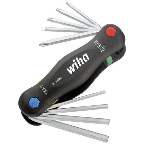 Wiha PocketStar 25293 Multitool Anzahl Funktionen 9 Schwarz