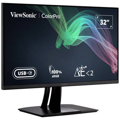 Viewsonic VP3256-4K LED-Monitor EEK G (A - G) 80 cm (31.5 Zoll) 3840 x 2160 Pixel 16:9 5 ms DisplayPort, HDMI®, USB-C® I-5