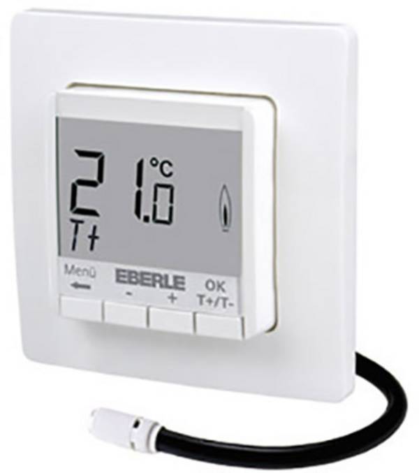 Eberle 527816455100 FIT np 3F ws Raumthermostat Unterputz  Heizen, Bodentemperatur 1 St.