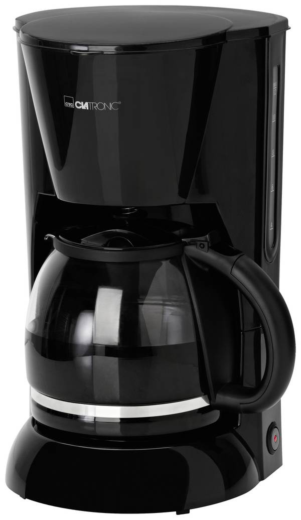 Clatronic KA 3473 Kaffeemaschine Schwarz  Fassungsvermögen Tassen=12 Warmhaltefunktion