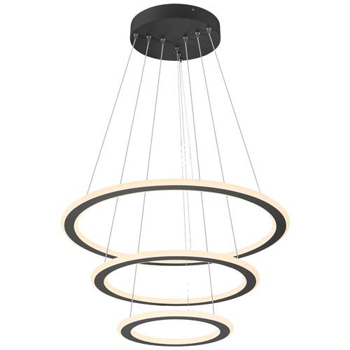 SLV ONE FLAT 1007701 Pendelleuchte LED 58 W Schwarz