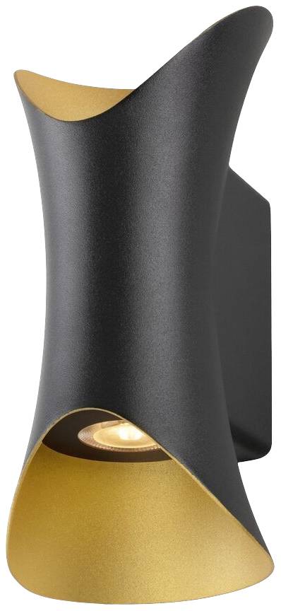 SLV MODELA 1007807 Außenwandleuchte 7.5 W LED Schwarz