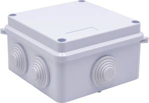 TRU COMPONENTS TC-RA 100x100x70 TC-10239040 Installations-Gehäuse ABS Kunststoff  Weiß 1 St.