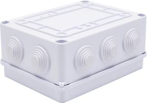 TRU COMPONENTS TC-RA 150x110x70 TC-10239044 Installations-Gehäuse ABS Kunststoff  Weiß 1 St.