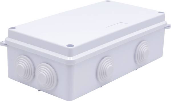 TRU COMPONENTS TC-RA 200x100x70 TC-10239052 Installations-Gehäuse ABS Kunststoff Weiß 1 St.