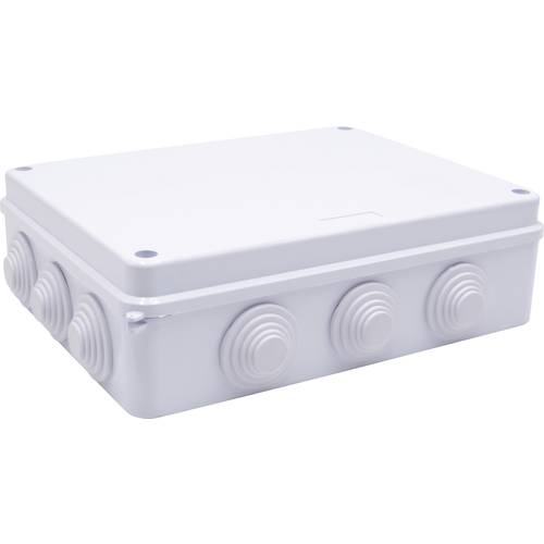 TRU COMPONENTS TC-RA 255x200x80 TC-10239064 Installations-Gehäuse ABS Kunststoff Weiß 1 St.