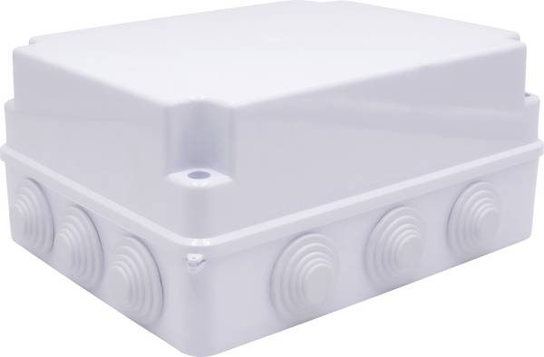 TRU COMPONENTS TC-RA 255x200x120 TC-10239068 Installations-Gehäuse ABS Kunststoff  Weiß 1 St.
