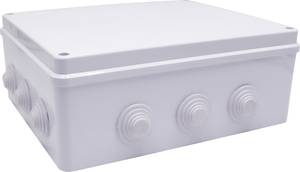 TRU COMPONENTS TC-RA 300x250x120 TC-10239072 Installations-Gehäuse ABS Kunststoff  Weiß 1 St.
