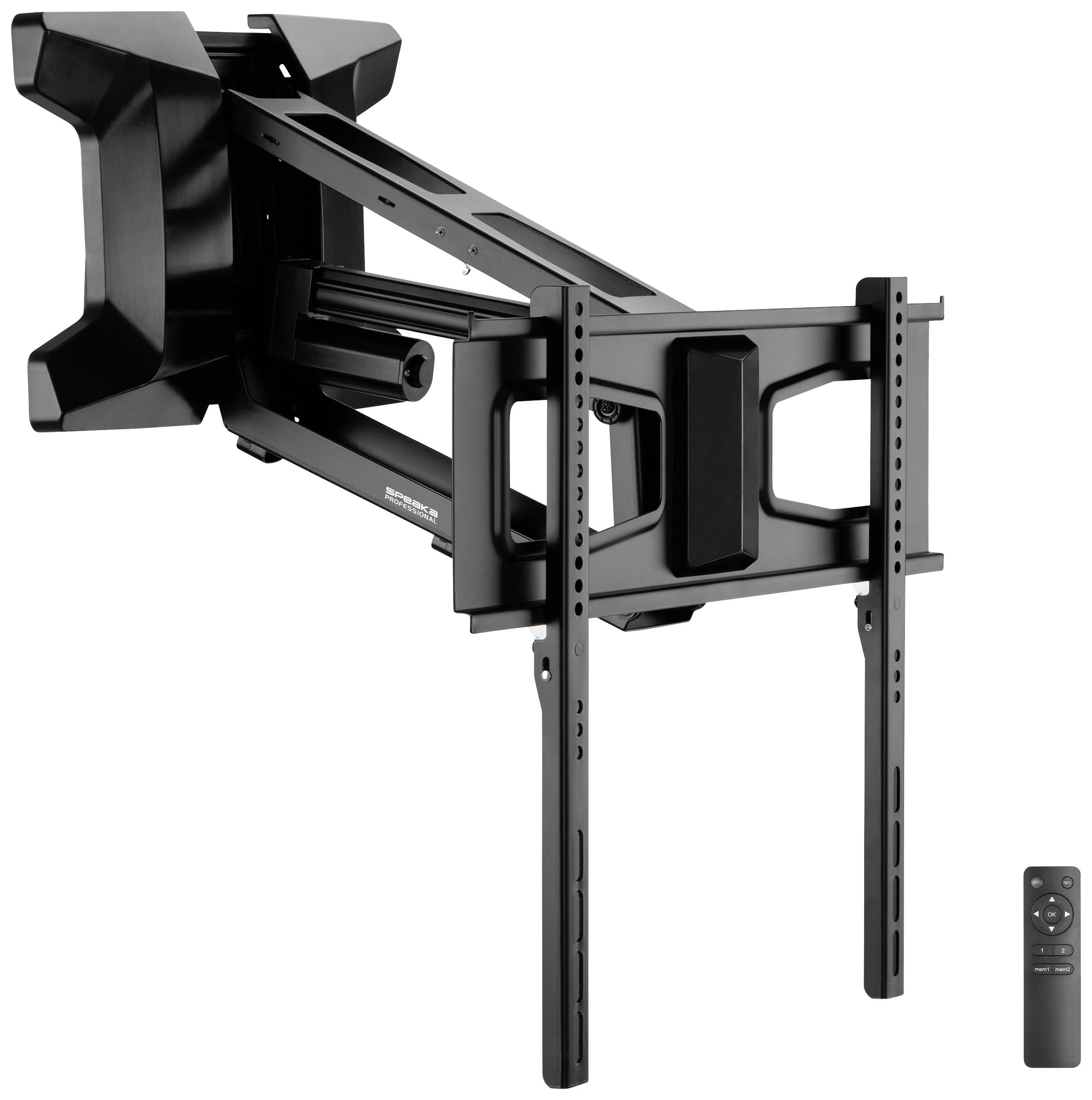 SpeaKa Professional SP-TVM-900 TV-Wandhalterung 94,0 cm (37") - 177,8 cm (70") elektrisch motorisiert, Schwenkbar Geeign