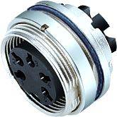 binder 09 0128 780 07-20 Flanschdose Buchse, gerade, Flanschbuchse Gesamtpolzahl: 7 Serie (Rundsteckverbinder): 723 1 St...