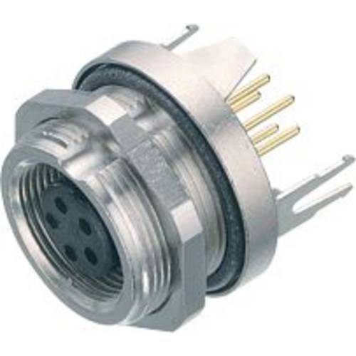 binder 09 0412 30 04-20 Flanschdose Buchse, gerade, Flanschbuchse Gesamtpolzahl: 4 Serie (Rundsteckverbinder): 712 1 St.