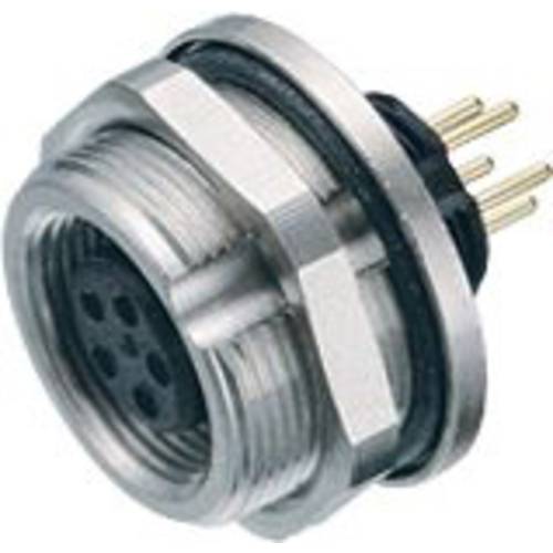 binder 09 0416 90 05-20 Flanschdose Buchse, gerade, Flanschbuchse Gesamtpolzahl: 5 Serie (Rundsteckverbinder): 712 1 St.