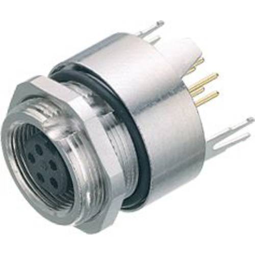 binder 09 0424 35 07-20 Flanschdose Buchse, gerade, Flanschbuchse Gesamtpolzahl: 7 Serie (Rundsteckverbinder): 712 1 St.