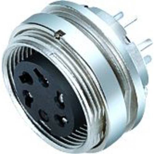 binder 09 0474 90 08-20 Flanschdose Buchse, gerade, Flanschbuchse Gesamtpolzahl: 8 Serie (Rundsteckverbinder): 680 1 St.