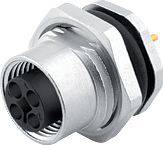 binder 09 0632 90 04-20 Rundsteckverbinder Buchse, gerade, Flanschbuchse Gesamtpolzahl: 4 Serie (Rundsteckverbinder): 81...