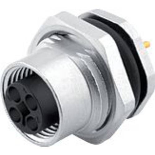 binder 09 0632 90 04-20 Rundsteckverbinder Buchse, gerade, Flanschbuchse Gesamtpolzahl: 4 Serie (Rundsteckverbinder): 81...