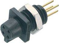 binder 09 9750 20 03-20 Flanschdose Buchse, gerade Gesamtpolzahl: 3 Serie (Rundsteckverbinder): 719 1 St.