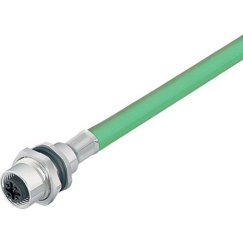 binder 70 3734 706 04-20 Sensor-/Aktor-Steckverbinder, unkonfektioniert Buchse, gerade, Flanschbuchse 0.5 m Polzahl Sens...
