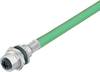 binder 70 3734 706 04-20 Sensor-/Aktor-Steckverbinder, unkonfektioniert PG9 Buchse, gerade, Flanschbuchse 0.5 m Polzahl Sensoren: 4 1 St.