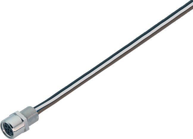 binder 76 6018 0111 00004-0200-20 Sensor-/Aktor-Steckverbinder, unkonfektioniert M8 Buchse, gerade Polzahl Sensoren: 4 1