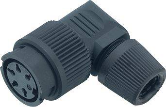 binder 99 0614 72 05-20 Winkeldose Buchse, gewinkelt Gesamtpolzahl: 5 Serie (Rundsteckverbinder): 678 1 St.