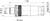 Anschlussstecker Zeichnung, M12-Gewinde, Gesamtlänge ca. 66 mm, Kabeldurchmesser 6-8 mm, Schlüsselweite (SW) 18 mm.