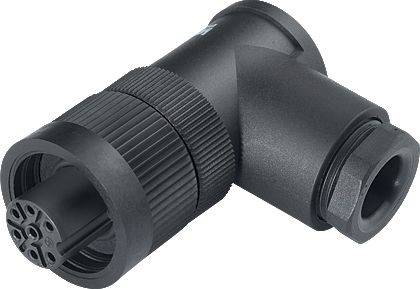 Thumbnail - binder 99 4218 215 07-20 Winkeldose Buchse, gewinkelt Gesamtpolzahl: 7 + PE Serie (Rundsteckverbinder): 693 1 St.