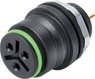 binder 99 9116 090 05-20 Flanschdose Buchse, gerade Gesamtpolzahl: 5 Serie (Rundsteckverbinder): 720 1 St.