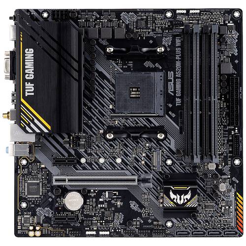 Thumbnail - Asus TUF GAMING A520M-PLUS WIFI Mainboard Sockel (PC) AMD® AM4 Formfaktor (Details) ATX Mainboard-Chipsatz AMD® A520