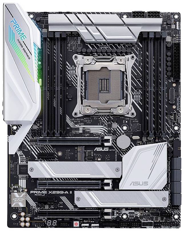 Asus Prime X299-A II Mainboard Sockel (PC) Intel® LGA 2066 Formfaktor (Details) ATX Mainboard-Chipsatz Intel® X299