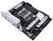 Ein Computer-Mainboard mit mehreren RAM-Steckplätzen, einem großen CPU-Sockel und verschiedenen Anschlüssen. Beschriftung: 'PRIME'.