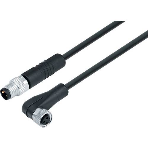 binder 77 3408 3405 50004-0100-20 Sensor-/Aktor-Steckverbinder, konfektioniert Buchse, gewinkelt, Stecker, gerade 1 m Po...