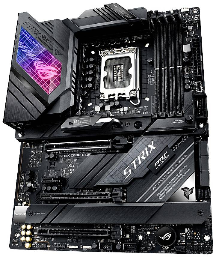 Asus ROG STRIX Z690-E GAMING WIFI Mainboard Sockel (PC) Intel® LGA 1700 Formfaktor (Details) ATX Mainboard-Chipsatz Inte-4