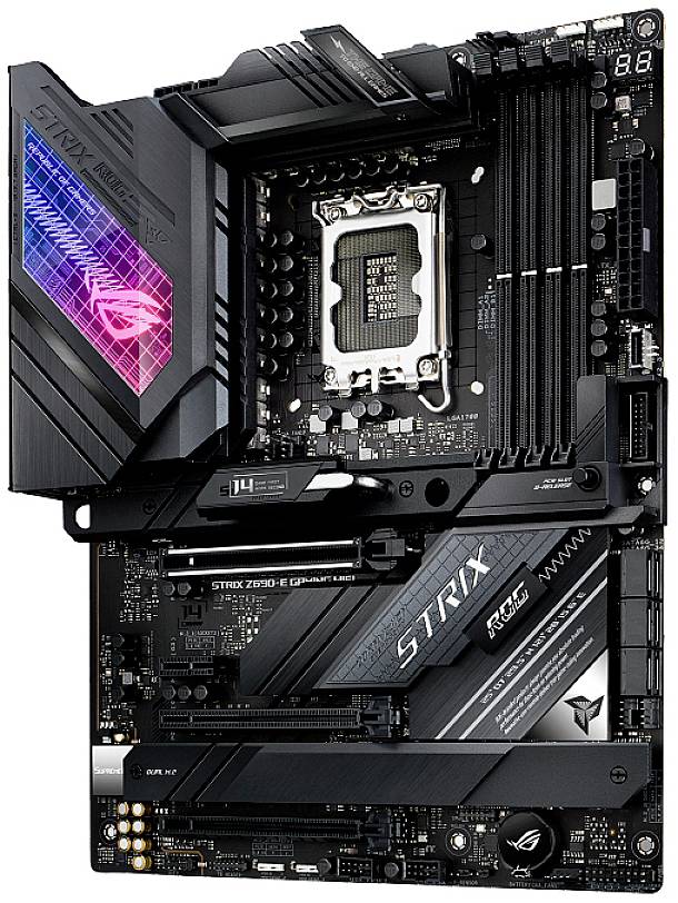 Asus ROG STRIX Z690-E GAMING WIFI Mainboard Sockel (PC) Intel® LGA 1700 Formfaktor (Details) ATX Mainboard-Chipsatz Inte-7