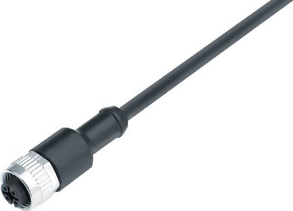 binder 77 3430 0000 50712-0200-20 Sensor-/Aktor-Steckverbinder, konfektioniert M12 Buchse, gerade 2 m Polzahl Sensoren: 12 1 St.