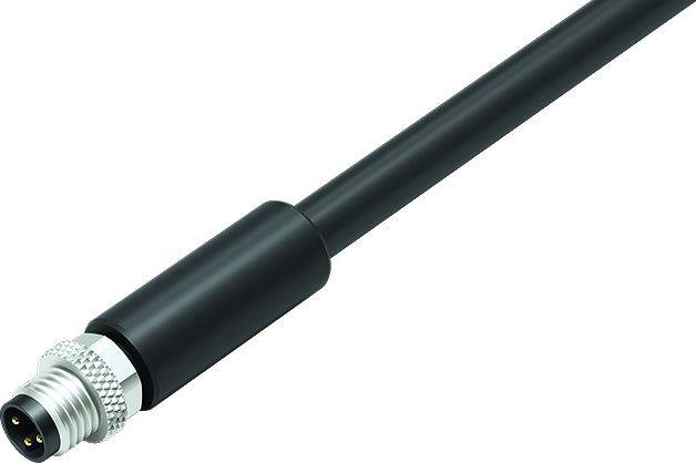 binder 77 3505 0000 50704-0500-20 Sensor-/Aktor-Steckverbinder, konfektioniert Stecker, gerade 5 m Polzahl Sensoren: 4 1...