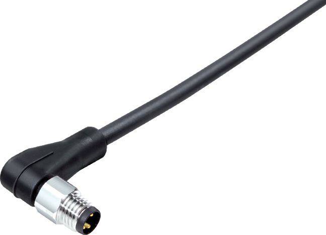 binder 77 3703 0000 50008-0500-20 Sensor-/Aktor-Steckverbinder, konfektioniert Stecker, gewinkelt 5 m Polzahl Sensoren: ...