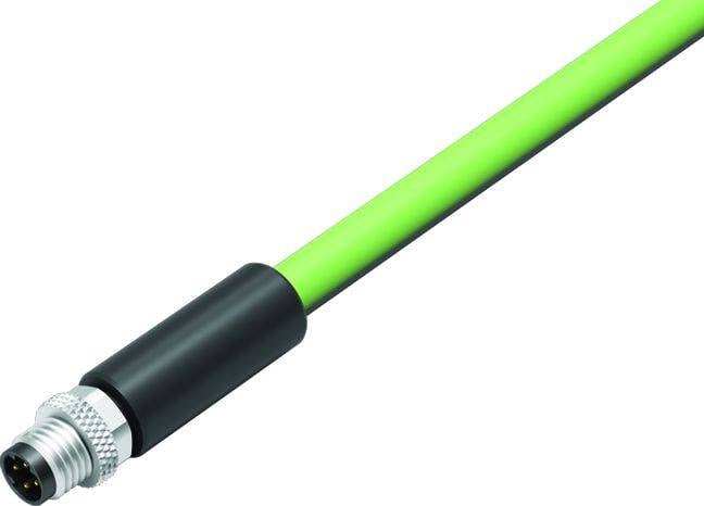 binder 77 5429 0000 50704-0200-20 Sensor-/Aktor-Steckverbinder, konfektioniert Stecker, gerade 2 m Polzahl Sensoren: 4 1...