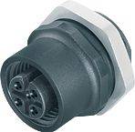 binder 86 4232 1002 00004-20 Sensor-/Aktor-Steckverbinder, unkonfektioniert Buchse, gerade Polzahl Sensoren: 4 1 St.