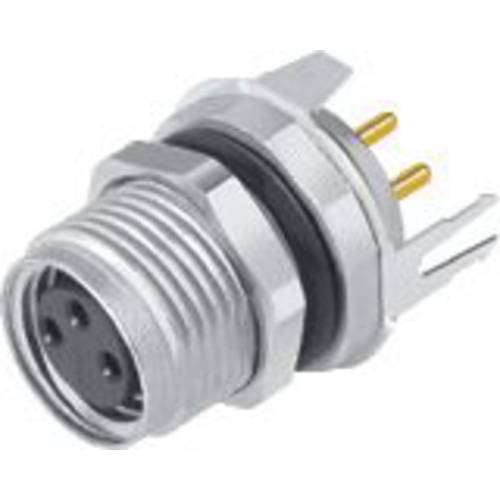 binder 86 6618 1120 00004-20 Sensor-/Aktor-Steckverbinder, unkonfektioniert Buchse, gerade, Flanschbuchse Polzahl Sensor...
