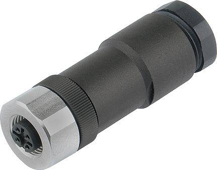 binder 99 0486 287 08-20 Sensor-/Aktor-Steckverbinder, unkonfektioniert Buchse, gerade Polzahl Sensoren: 8 1 St.