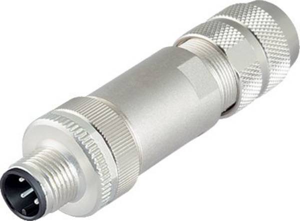 binder 99 3727 810 04-20 Sensor-/Aktor-Steckverbinder, unkonfektioniert M12 Stecker, gerade Polzahl Sensoren: 4 1 St.