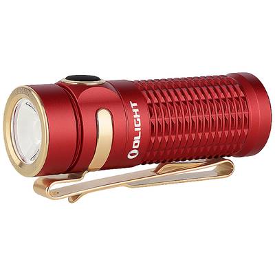 OLight Baton 3 Red LED Taschenlampe  akkubetrieben 1200 lm 33 h 53 g 