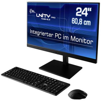 CSL Computer Unity PRO F24B-GLS 60.5 cm (23.8 Zoll) All-in-One PC Intel® Celeron® N4120 16 GB  512 GB SSD Intel UHD Grap
