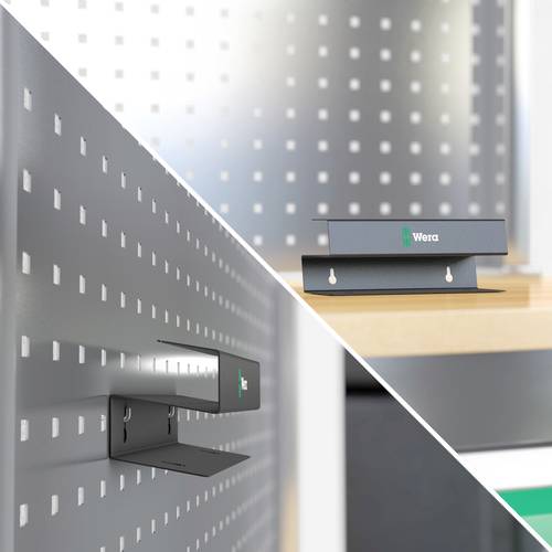 Thumbnail - Wera 05136426001 9606 Metallrack 4 Quergriff 7 (L x B x H) 214 x 110 x 78 mm 1 St.