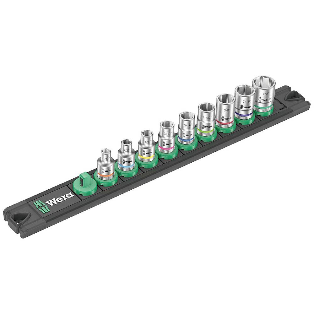 Wera A Imperial 05005420001 Dopsleutelset Inch 1-4 9-delig