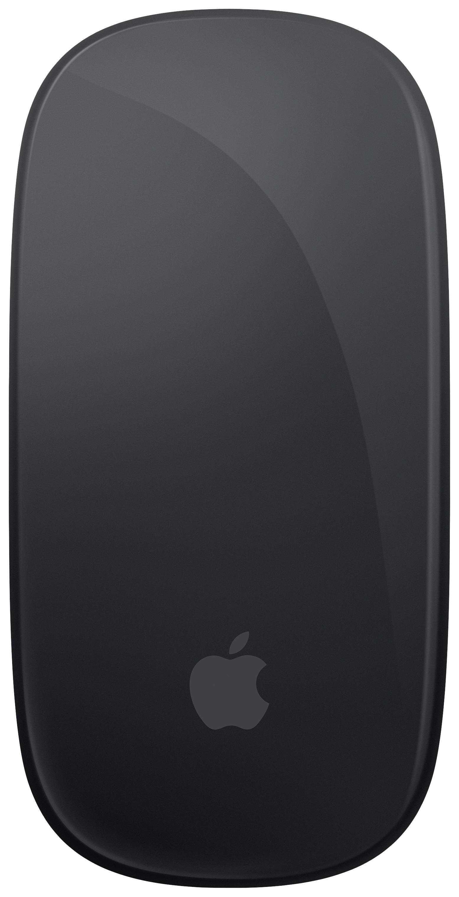 Auf diesem Bild sieht man eine andere Variante der Apple Magic Mouse in Schwarz.