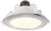 Deko Light 565316 Acrux LED-Einbauleuchte EEK: F (A - G) LED LED fest eingebaut 9 W Weiß, Edelstahl